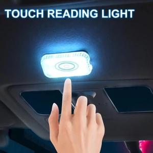 Đèn khí quyển ô tô với đèn LED cảm ứng, tiện lợi làm đèn đọc sách và có chức năng sạc USB không dây