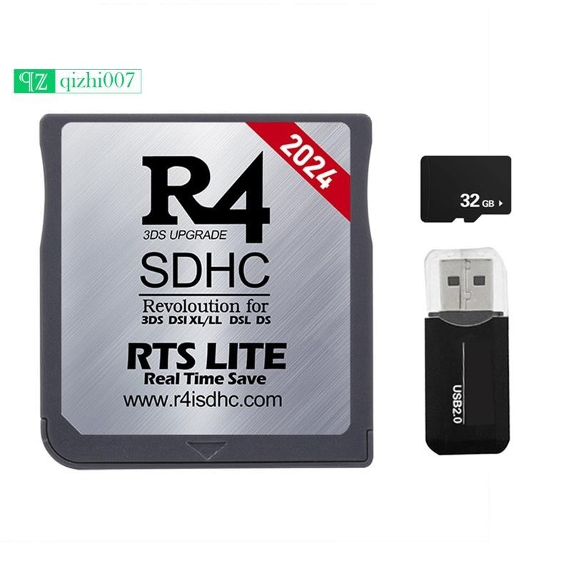 2024 R4 Card R4 SDHC Adapter Flash Card 32G 300 trong 1 cho 3DS DSL XL