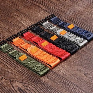 Dây đồng hồ vải Nylon cho Apple Watch Series 9/8/7/6/5/4/SE, 42/49mm, vòng đeo tay thể thao nam cỡ lớn