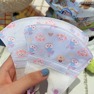 [Trở lại trường học] Mặt nạ trẻ em 0-3age / 4-12 tuổi Star Wearing Dew Dây tai màu Mặt nạ trẻ em chất lượng cao Mặt nạ trẻ em 3D