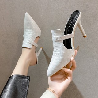 34-42 mũi nhọn gót nhọn cỡ lớn Giày cao gót nữ