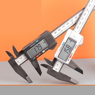 Thước Kẹp Điện Tử 150mm Có Số Tự Động Kèm Pin Và Hộp Dùng Đo Trang Sức, Linh Kiện