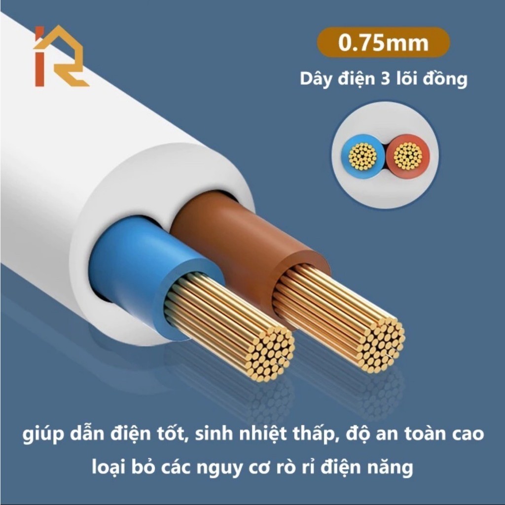 Ổ Cắm Điện USB Đa Năng Cao Cấp Chống Giật Dây Dài 2m, 4m, 2 Cổng Cắm USB Có Chốt An Toàn Tiện Dụng - SHOP1