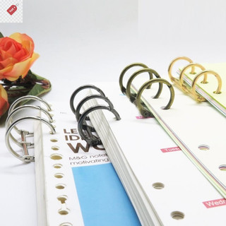 Alik 2 Chiếc Kim Loại Rời Lá Sách Chất Kết Dính 3 Nhẫn Cho Sổ Tay Album Sổ Lưu Niệm Kẹp VN