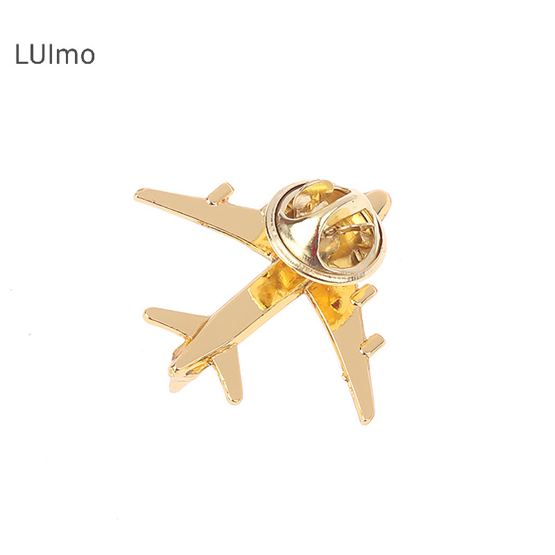 Luimo Kim Loại Máy Bay Thổ Cẩm Tự Làm Thời Trang Pin Hợp Kim Huy Hiệu Vintage Pin Khóa Huy Hiệu Khóa Phụ Kiện Trang Sức SBS