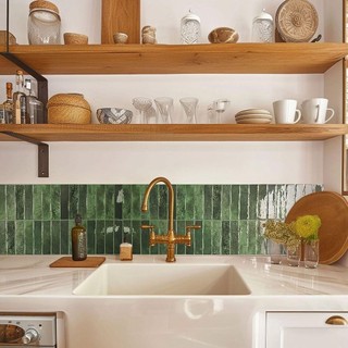 [Vận chuyển nhanh] Nhãn dán tường gạch tự dính IDEANEST, Giấy dán tường chống dầu chống ẩm, Nhãn dán gạch cải tạo tủ bếp chịu nhiệt DIY chống thấm nước