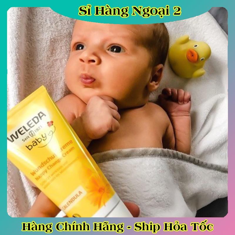 Kem chống hăm, kem dưỡng da Weleda Đức hữu cơ CAO CẤP (chuẩn Đức) Organic BIO -Nội địa Đức Đủ Bill