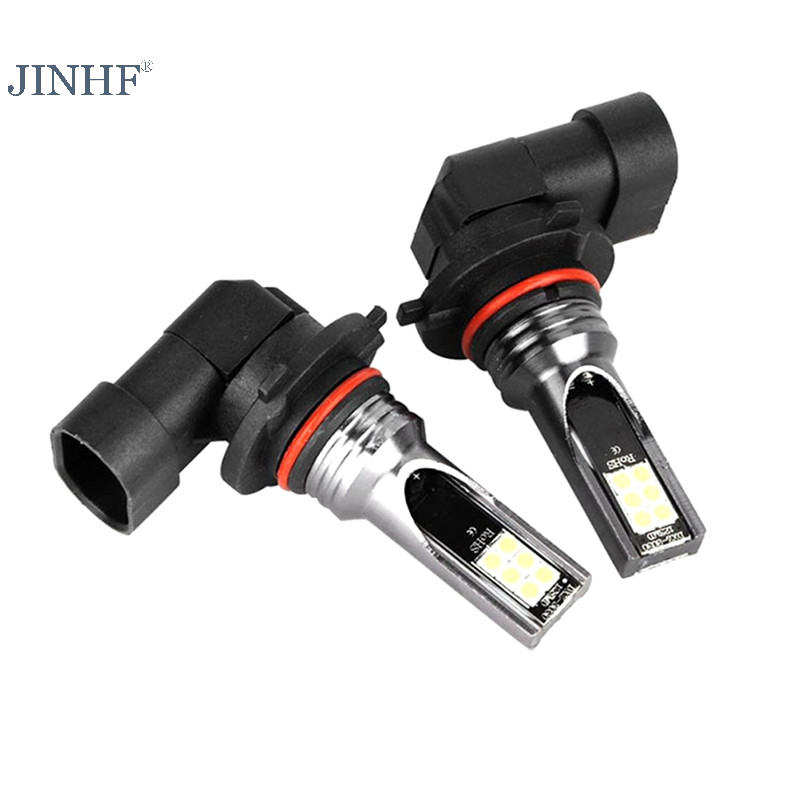 Jinhf 2 Chiếc H8 H11 Đèn Led Led Siêu Sáng Đèn Sương Mù Ô Tô Lái Xe Ngày Chạy Bộ HOT