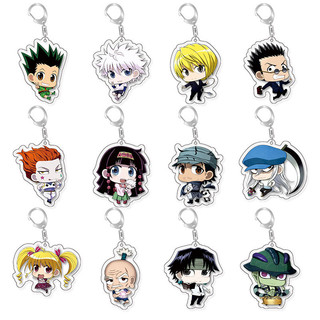 Hunter Killua, Kurapika Leorio, Isaac Sissoo và Alga đánh bại móc khóa kẻ thù