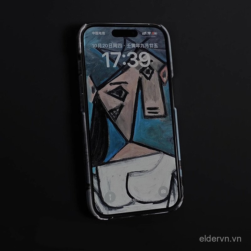 Picasso QYJS dùng cho IPhone 11 13 14 15 ProMax 12 PRO X XR XR XSMAX SE 7 8plus 14 15 PLUS Ốp cứng Vỏ bảo vệ cứng PC G0IF