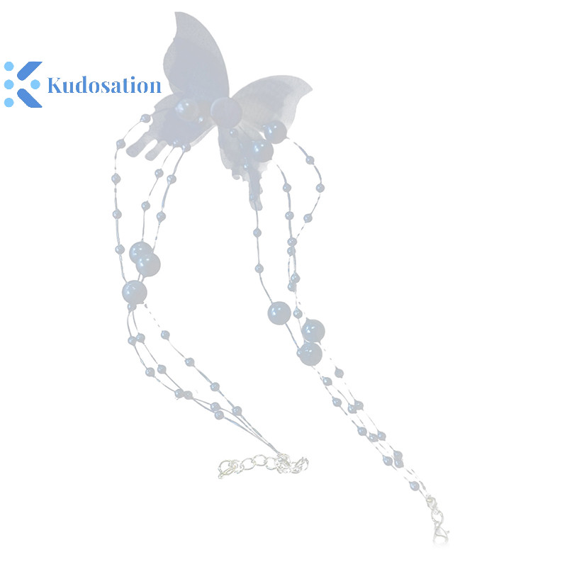 Kudosation Ngọc Trai Trắng Vòng Cổ Choker Cho Nữ Ngọt Ngào Giả Ngọc Trai Xương Đòn Dây Chuyền Cổ Vòng Cổ Trang Sức Cưới Quà Tặng