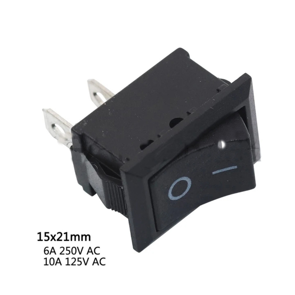 10 Chiếc 2Pin KCD1 21X15mm Rocker Switch 2 Vị Trí 6A / 250V AC Công Tắc ...