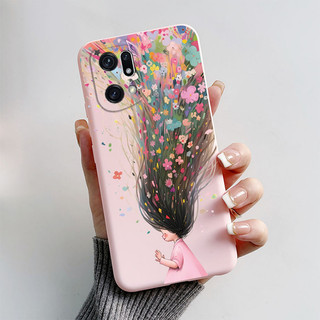 Dành Cho Oppo Find X5 Pro CPH2305 Find X5 CPH2307 Ốp Lưng Silicon Mềm Thiết Kế Mới Phi Hành Gia Sơn Vỏ Cao Su Cho Oppo findX5 Pro Vỏ Điện Thoại