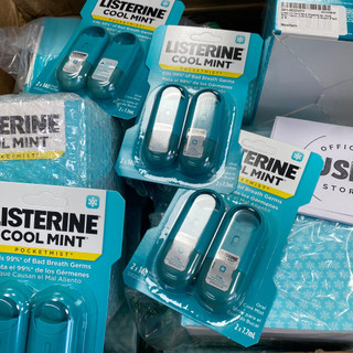 Xịt Thơm Miệng Listerine 24 miếng - Kẹo lá ngậm thơm miệng Cool Mint / Fresh