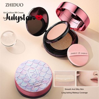 ZHIDUO Double Layer Air Cushion BB Cream Phấn Phủ 2 Trong 1 Che Khuyết Điểm Dưỡng Ẩm Nền Trang Điểm Phấn Phủ Dạng Nén Kiểm Soát Dầu Mỹ Phẩm Trang Điểm Tự Nhiên ღ Pink Girl Bling Makeup Look