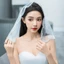 Cheyenne Voile Mantilla Thêu Ren Hoa Cho Phụ Nữ Công Giáo