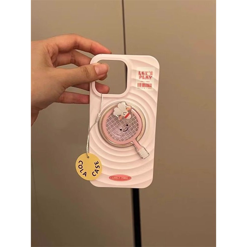 Girl Heart Pink Cầu Lông Apple 16 Ốp Lưng Điện Thoại iphone15 Có Giá Đỡ 14 Ánh Sáng Sang Trọng 13 Phong Cách Từ Tính 12 Phong Cách Nóng bỏng