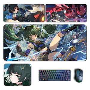 Zhuyuan Qingyi Miếng Lót Chuột Zenless Zone Zero Lớn XXL Mousepad Anime Bàn Phím Máy Tính Đệm Pc Chơi Game ZZZ Phụ Kiện Để Bàn Thảm