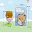 YRBWD Bubu Dudu Gấu Đồ Chơi Mô Hình, Kawaii Lắc Đầu Gấu Trúc Hình, Bubu Dudu PVC Sưu Tập Tự Động Điều Khiển Trung Tâm Trang Trí Xe Ô Tô Nhà