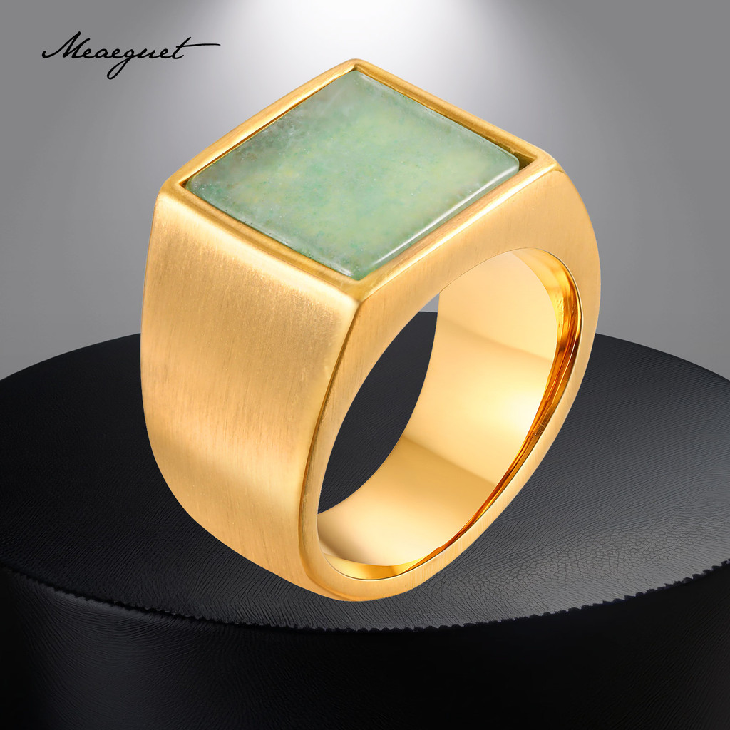 Men's Gold-Plated Ring by meaeguetjewelryti.vn