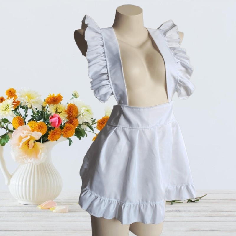 Kikin Người Giúp Việc Cosplay Tạp Dề Người Giúp Việc Trang Phục Hóa Trang Nửa Tạp Dề Bồi Bàn Người Hầu Trang Phục Tạp Dề Bé Gái Cosplay Eo