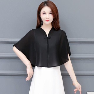 Khăn choàng vải tuyn HOMEHAVEN, Khăn choàng voan ngắn thoáng khí, Áo khoác ngoài ngắn nhiều màu mỏng dành cho nữ