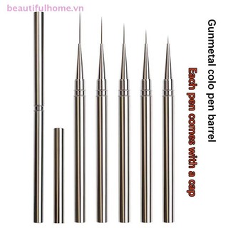 [Beautifulhome] 1 Cái Bàn Chải Móng Tay Nghệ Thuật Bút Lót Móng Tay Pháp 10 / 12 / 23mm Dụng Cụ Vẽ Dây Dài Siêu Mịn [beauty]
