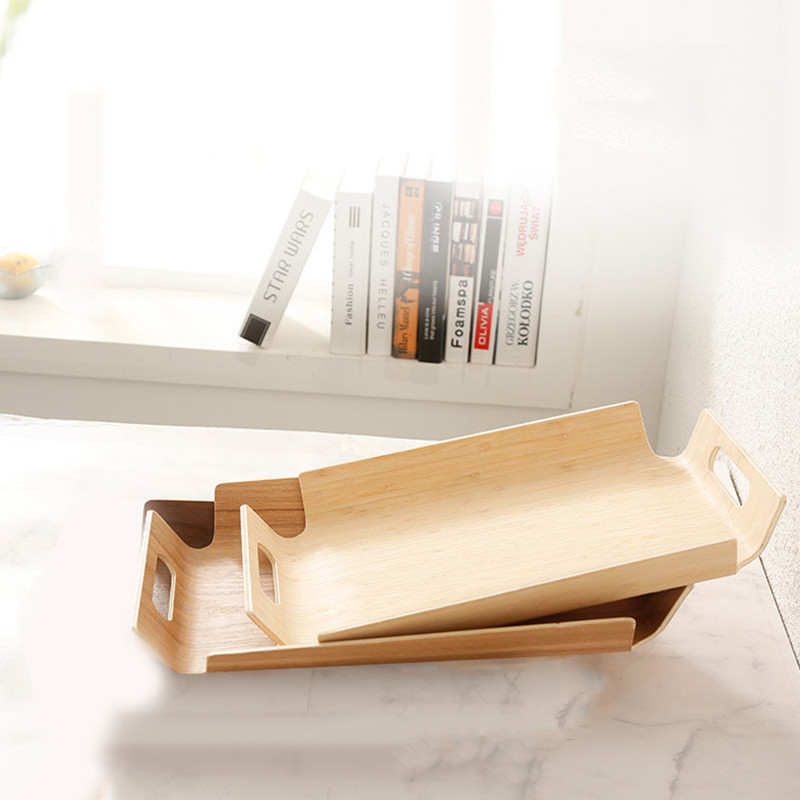 Khay Bánh Mì Tổ Chức Bảo Quản Khay Phục Vụ Bằng Gỗ Đĩa Trà Gỗ Đĩa Thực Phẩm Đĩa Đĩa Ăn Tối Bánh Trái Cây, A