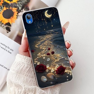 Dành Cho Vivo Y91C 1820 Vỏ Thời Trang Thoáng Mát Rồng Mèo Hổ Động Vật Sơn Mềm Ốp điện thoại Cho Vivo Y90 Y1s 1929 1908 1823 Ốp điện thoại