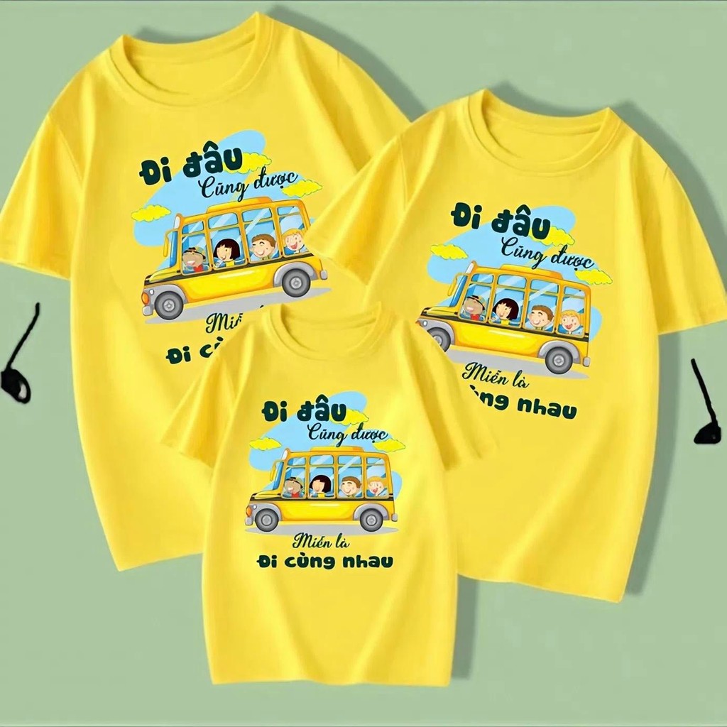 Áo thun đồng phục nhóm đi biển, áo thun hội nhóm, gia đình, team building du lịch chất đẹp giá rẻ họa tiết năng động