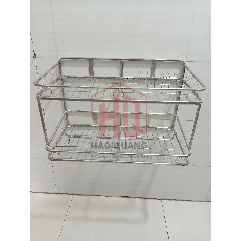 Kệ Treo Inox 201 2 Tầng – Kệ Bếp Treo Tường Đa Năng, Không Gỉ, Chịu Lực tốt