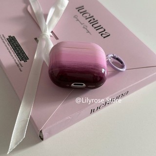 Ốp Lưng Cho AirPods 4 [2024] AirPods Pro2 Pro 3 2 1 Apple Bảo Vệ Tai Nghe Không Dây Tím IMD Cô Gái Hàn Quốc
