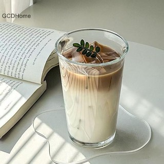 GCDHome Miệng Rộng Cốc Thủy Tinh Sữa Cà Phê Trong Suốt Latte Espresso Trà Lạnh Bữa Sáng HOT