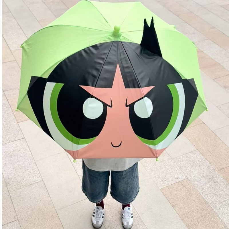 Ô đồng Powerpuff Girls siêu đáng yêu với thiết kế công dụng kép, phù hợp cho ngày mưa