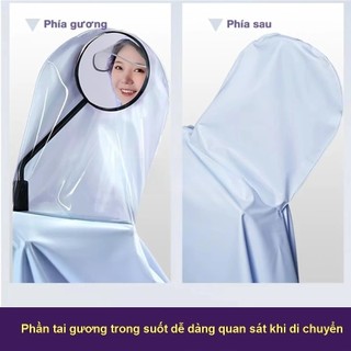 【MOTEX】Áo mưa đi xe máy che phủ toàn thân vành đôi chắn nước, dễ dàng sử dụng điện thoại