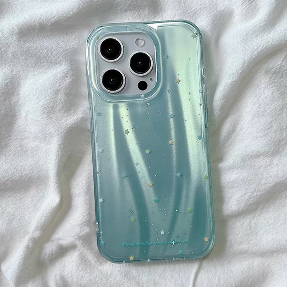 Ốp Điện Thoại Ngôi Sao Cho iPhone 17 Pro Max 17Air 16 Plus 15 14 13 12 11 Vỏ Bảo Vệ Chống Sốc