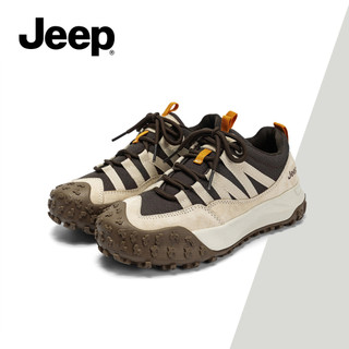 Giày đi bộ đường dài mới mùa thu đông JEEP dành cho nữ - Đế dày màu đen, Đi bộ ngoài trời nhẹ, Giày thể thao thông thường