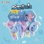 Chính Hãng Disney Star Treasure Series Stitch Tits Đầu Dễ Thương Hoa Bộ Tóc Phụ Kiện Tóc