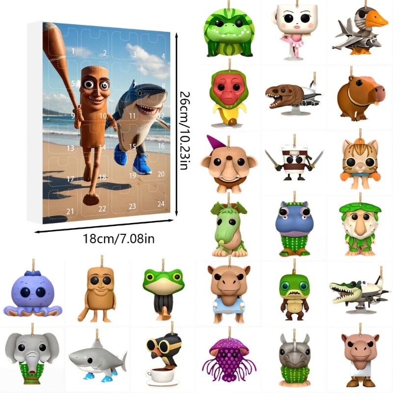 Boom Creature Acrylic Hộp Mù Bộ Sưu Tập Mặt Dây Chuyền Tương Tác Xã Hội