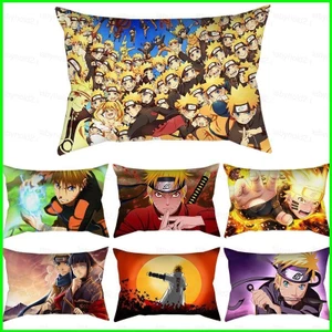 BH2 NARUTO Anime Gối 50X30cm Thời Trang Gia Đình Da Đào Sức Khỏe Sasuke Kakashi Thoải Mái Gối HB2