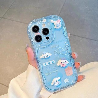 Ốp Lưng Búp Bê Cinnamoroll 3D Cho OPPO A5 A3X A3 Pro A77S A40 A80 A60 A18 A38 A16 CA15 A15S A35 A16S A57 A96 A93 A74 A79 5G A76 4G Cô Gái Hoạt Hình Trong Suốt Vỏ Điện Thoại TPU Mềm