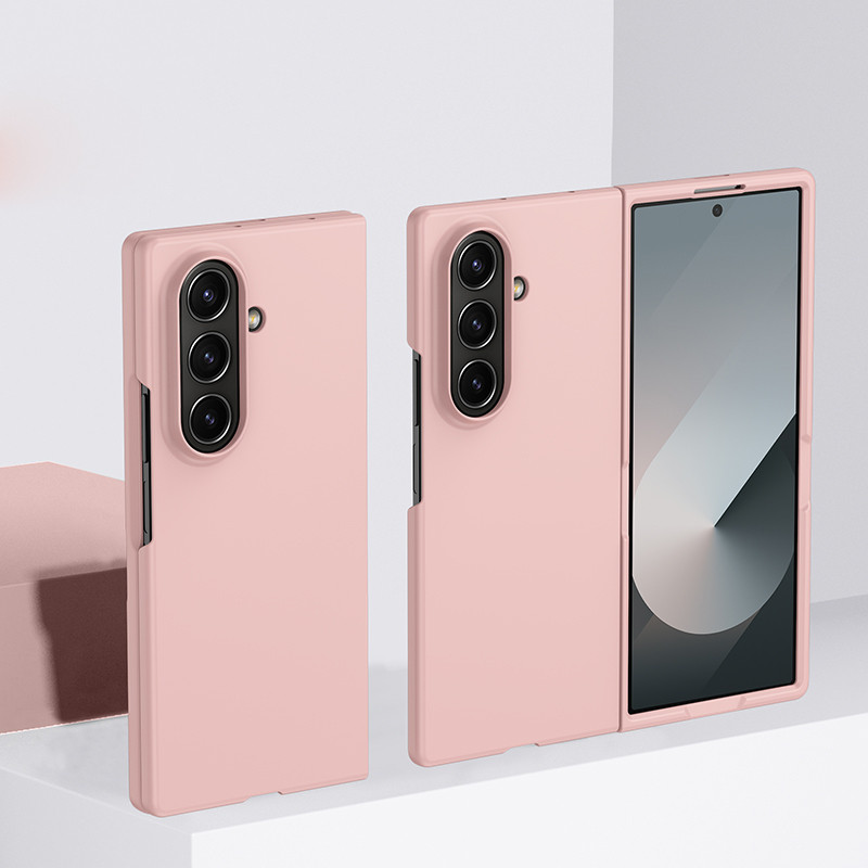 Ốp Điện Thoại Mỏng Da Rơi Cứng Cho Samsung Galaxy Z Fold 7 6 5 3 4 ZFold7 Vỏ Bảo Vệ Kẹo Dễ Thương