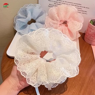 Scrunchie ren không hư tổn cho nữ và bé gái, phù hợp tiệc và hàng ngày