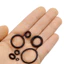 Bộ 225 Chiếc Vòng Chữ O Cao Su Nitrile Màu Đen Có Hộp, Vòng Đệm Dầu Các Loại Vòng Đệm Vòng Đệm Ống Nước