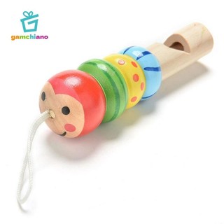 Gamchiano 1 Cái Còi Động Vật Âm Nhạc Khai Sáng Bé Trẻ Em Giáo Dục Đồ Chơi Bằng Gỗ