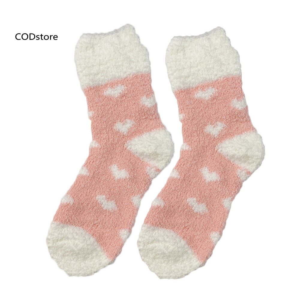 KDC Tất Sàn Nữ Super Soft, Màu Sắc Tương Phản, Giữ Nhiệt Mùa Đông