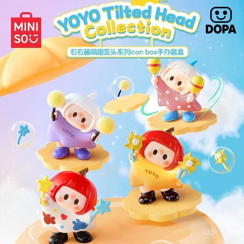 Bán MINISO MINISO MINISO Nước Sốt Phải Dễ Thương Vui Nhộn Đầu Trầy Xước Series Hộp ICON Hình-Made Hộp Bí Ẩn Trang Trí Búp Bê