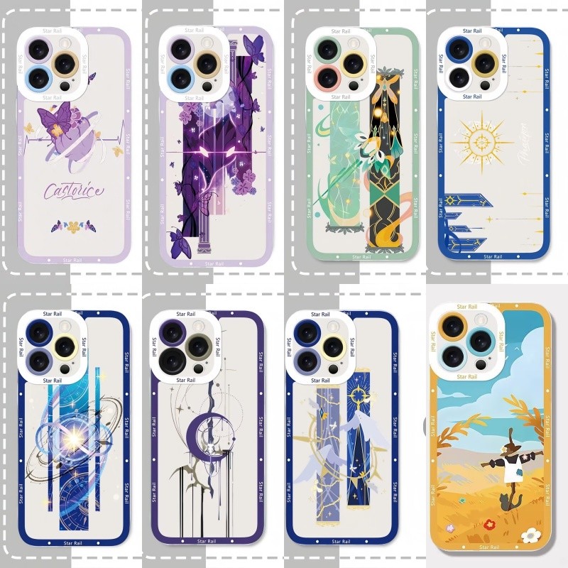 Ốp Điện Thoại Cho Samsung Galaxy A56 A55 A35 A36 A54 A53 A34 A14 A15 A16 A25 A26 5G Bao Honkai Star Rail Firefly Chủ Nhật Castorice Họa Tiết Silicon Mềm Trong Suốt TPU