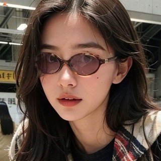 Kính râm hợp thời trang dành cho nữ Kính râm khung hình bầu dục cổ điển Tấm che nắng đi biển Kính mắt ngoài trời dành cho nam và nữ