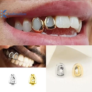 Kudosation Hip Hop Ngôi Sao Rỗng Răng Grillz Răng Trang Trí Răng Mũ Fangs Nha Khoa Nướng Cho Nữ Trang Sức Cosplay